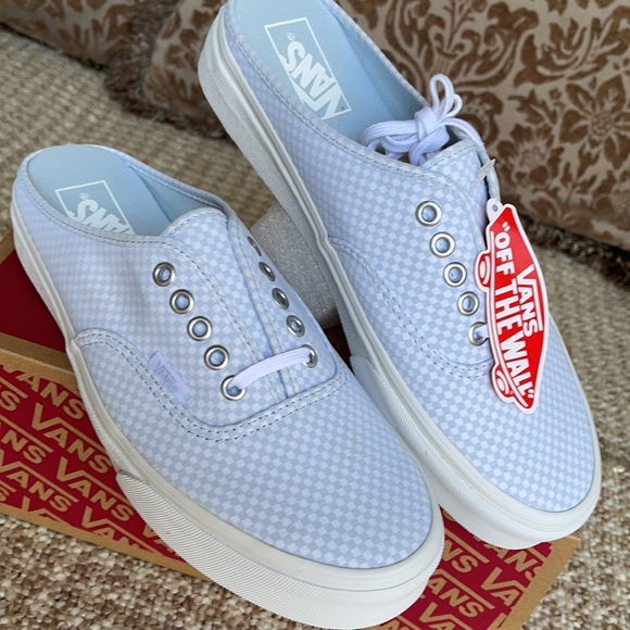 Vans Authentic Mule Pastel Checkerboard Miisty BLM - Picture 10 of 16